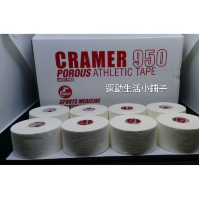 CRAMER牌 克拉瑪950高透氣運動貼布 1.5吋白貼，93元/捲