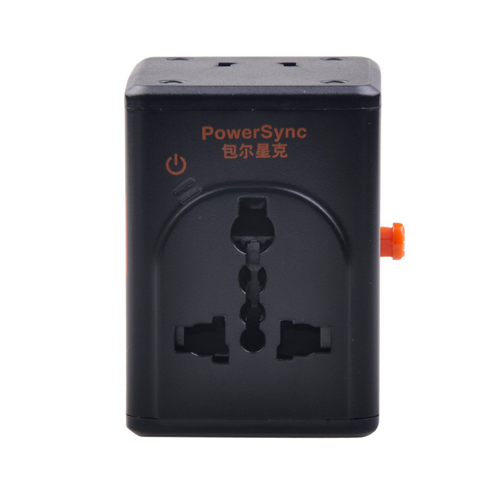 群加 PowerSync 萬能旅行轉接頭插座USB充電 PWC-ERTUN050