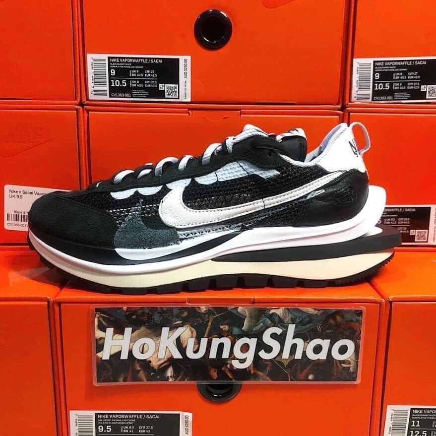 Nike x Sacai VaporWaffle 黑白 us11 盒子小傷 藍謙 下標區