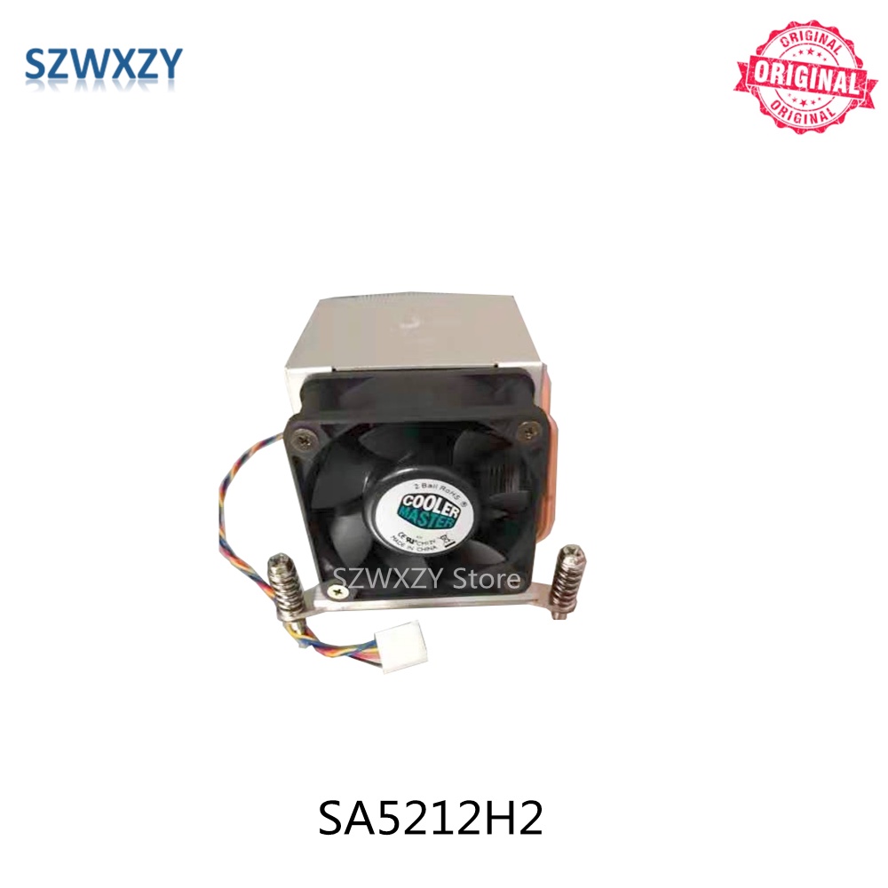Szwxzy服務器cpu散熱器散熱風扇適用於inspur SA5212H2 M2216四銅管2U酷大師X58 X79 X
