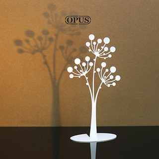 青春紀念畢業禮物推薦 OPUS歐式鐵藝 蒲公英飾品架 (優雅白) 首飾座 戒指項鍊架 桌面質感收納小物 PI-fl04