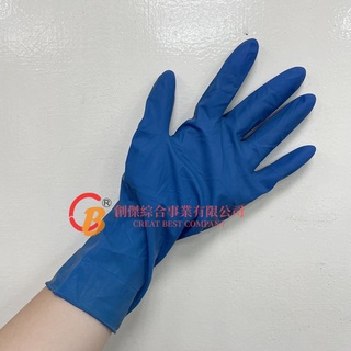 【預購&蝦皮代開發票】12吋乳膠手套 13g 加厚款 加長型 天然乳膠 安全乳膠手套 手套 不易破 清潔環境 包裝 袋裝