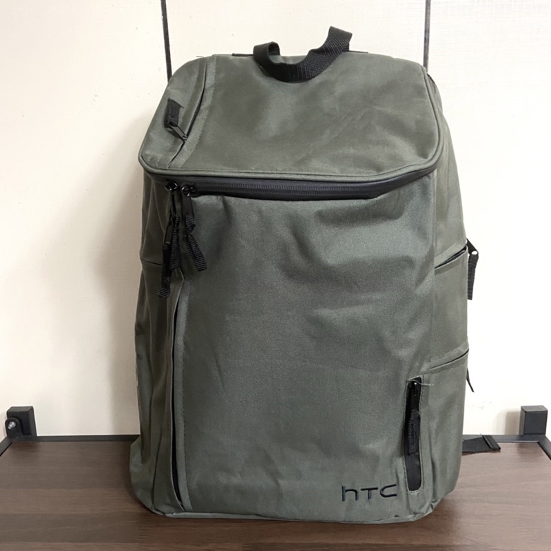 🔅現貨全新🔅HTC宏達電 多功能後背包🔅軍綠色 電腦後背包 大容量後背包