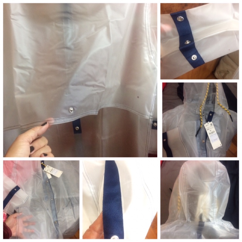 Zara 透明雨衣s M 正品全新5折 蝦皮購物