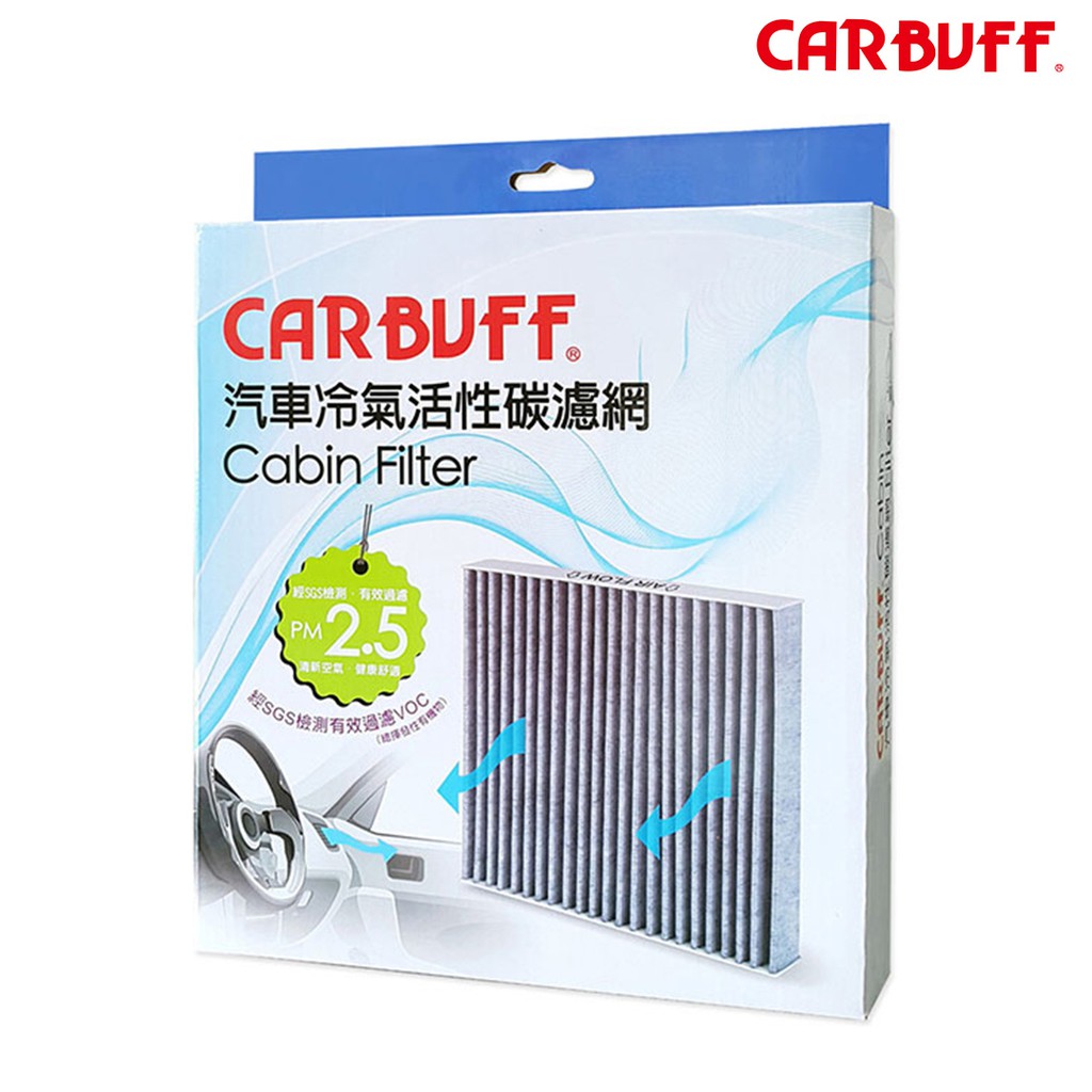 CARBUFF 汽車冷氣活性碳濾網 Ford Focus、Kuga、Mondeo、Ecosport 適用