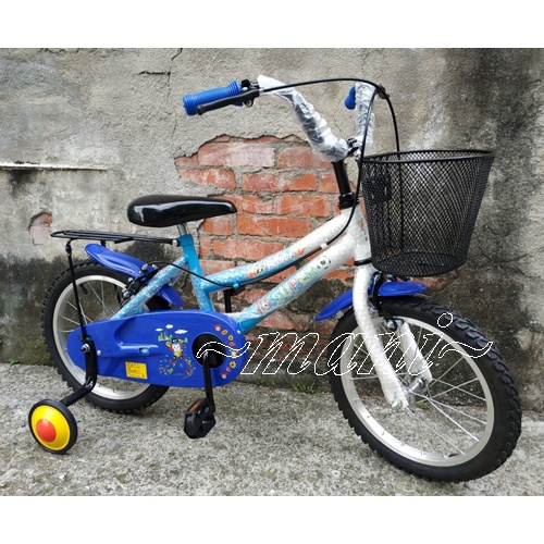 兒童腳踏車 16吋～臀寬座墊～ MIT台灣製 打氣輪 ☆曼尼☆ 黑座 腳踏車 自行車 童車