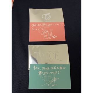 TWICE 日本場&celebrate 快閃店 滿額卡 MOMO MINA