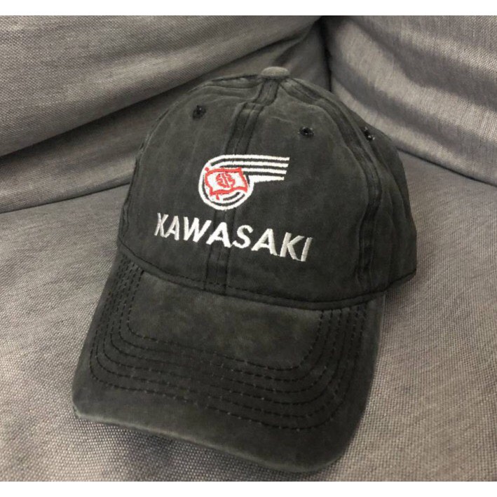 【特殊な製品】Kawasaki川崎小鴨翅韓式水洗復古帽