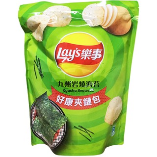 【利來福】樂事．九州岩燒海苔 洋芋片 夾鏈包 分享包 大包裝