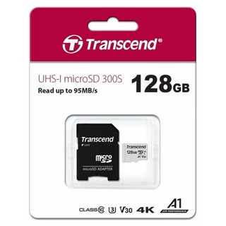 <好旺角>公司貨創見128GB UHS-I U3A1 microSD with Adapter(含轉卡)記憶卡128G