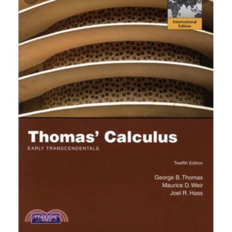 Thomas' Calculus Early Transcendentals 12/e /Thomas