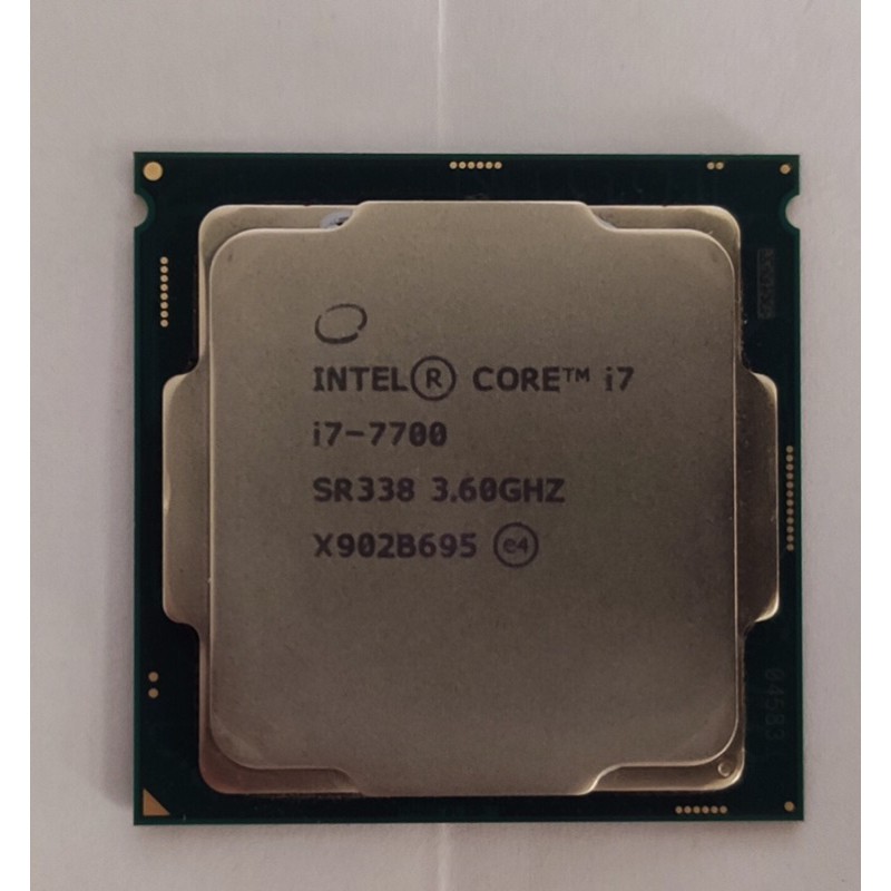 Intel core 七代 i7-7700 CPU (1151 腳位) 附風扇