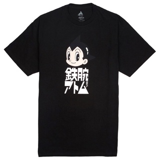 BEETLE BAIT X ASTRO BOY LOGO TEE 原子小金剛 人頭 文字 日文 黑色 短袖