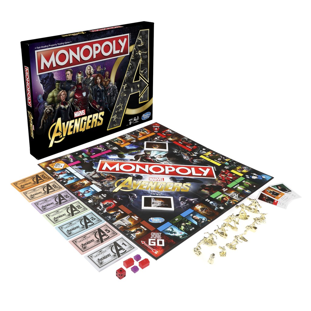 Hasbro Monopoly 地產大亨 - 復仇者聯盟收藏版 (英文版)