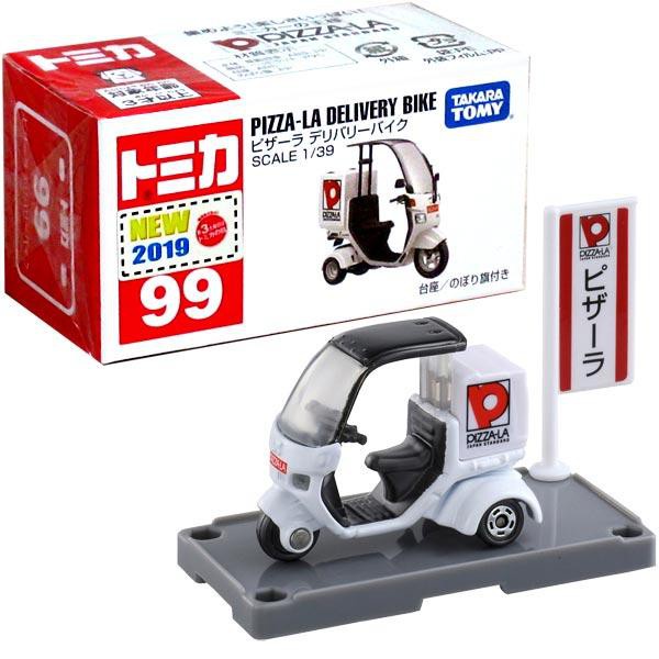 星矢TOY TOMICA多美小汽車 本田PIZZA-LA 外送機車