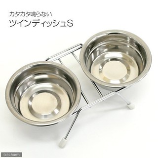 日本 DoggyMan 犬貓用 不鏽鋼餐碗架 S M 寵物碗🎈BABY寵貓館🎈
