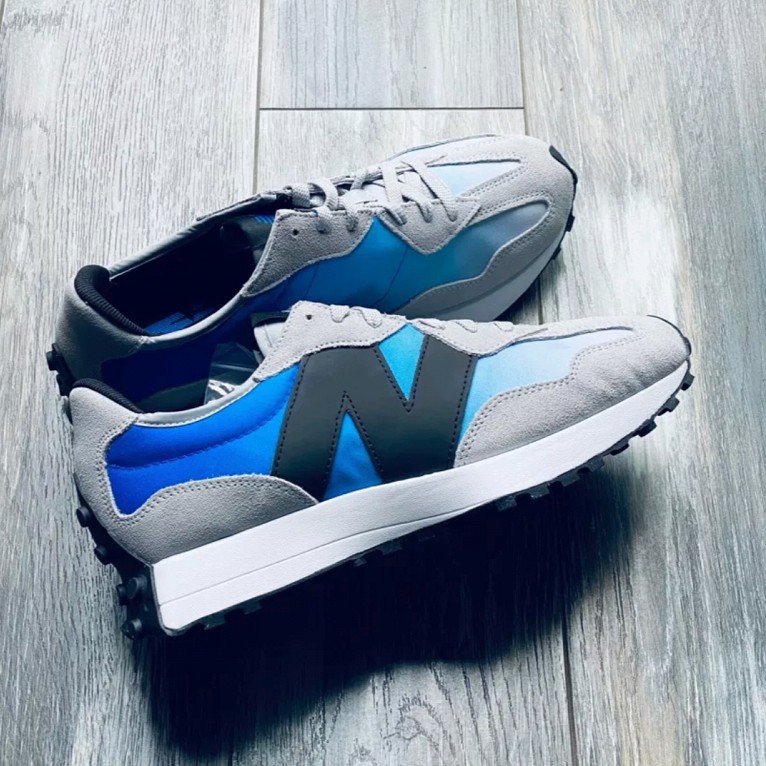 New Balance 327 ‘Cobalt / Aluminum’ .99 Free Shipping