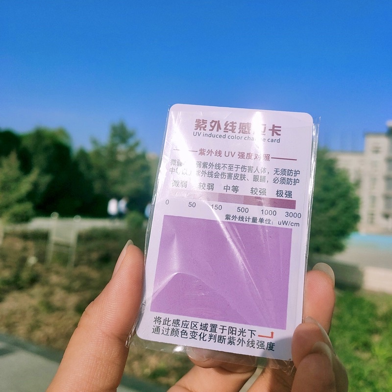 【售完為止】紫外線測試卡 【可重複使用】紫外線燈卡 UV測試卡 藍光測試卡 生活雜貨 生活小物【古特私物所】斷捨離