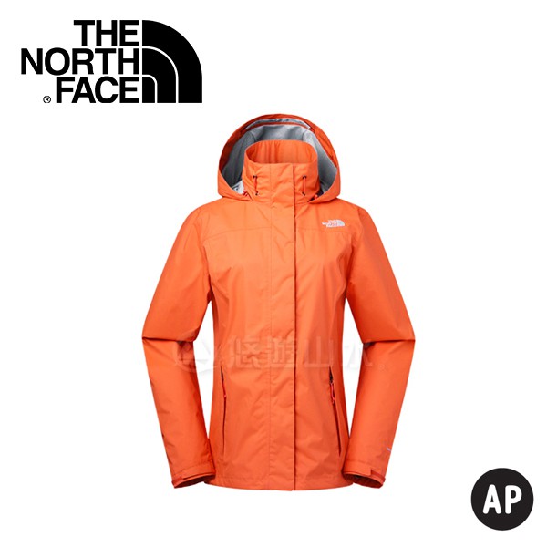 【The North Face 女款 DRYVENT防水外套《橙》】2U8UUCB/衝鋒衣/防水透氣/悠遊山水