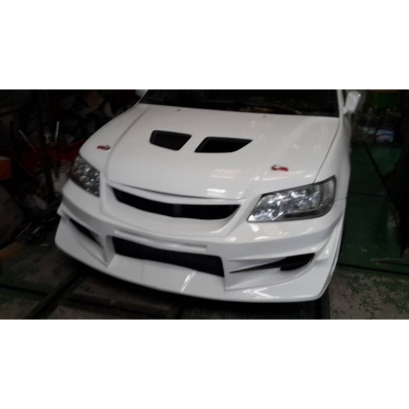 三菱lancer 99 00 01 03 03 07 Virage 玩命關頭前保桿毛料素材不含安裝烤漆運費 蝦皮購物