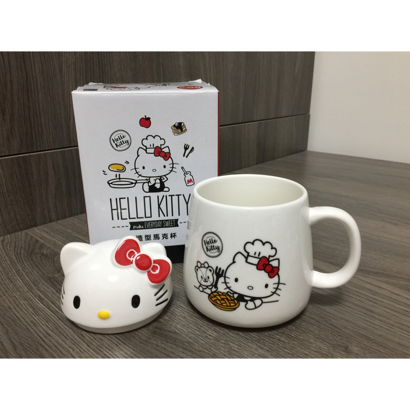 【晶玉石】2017最新款限量Hello Kitty造型馬克杯 85度C 收藏