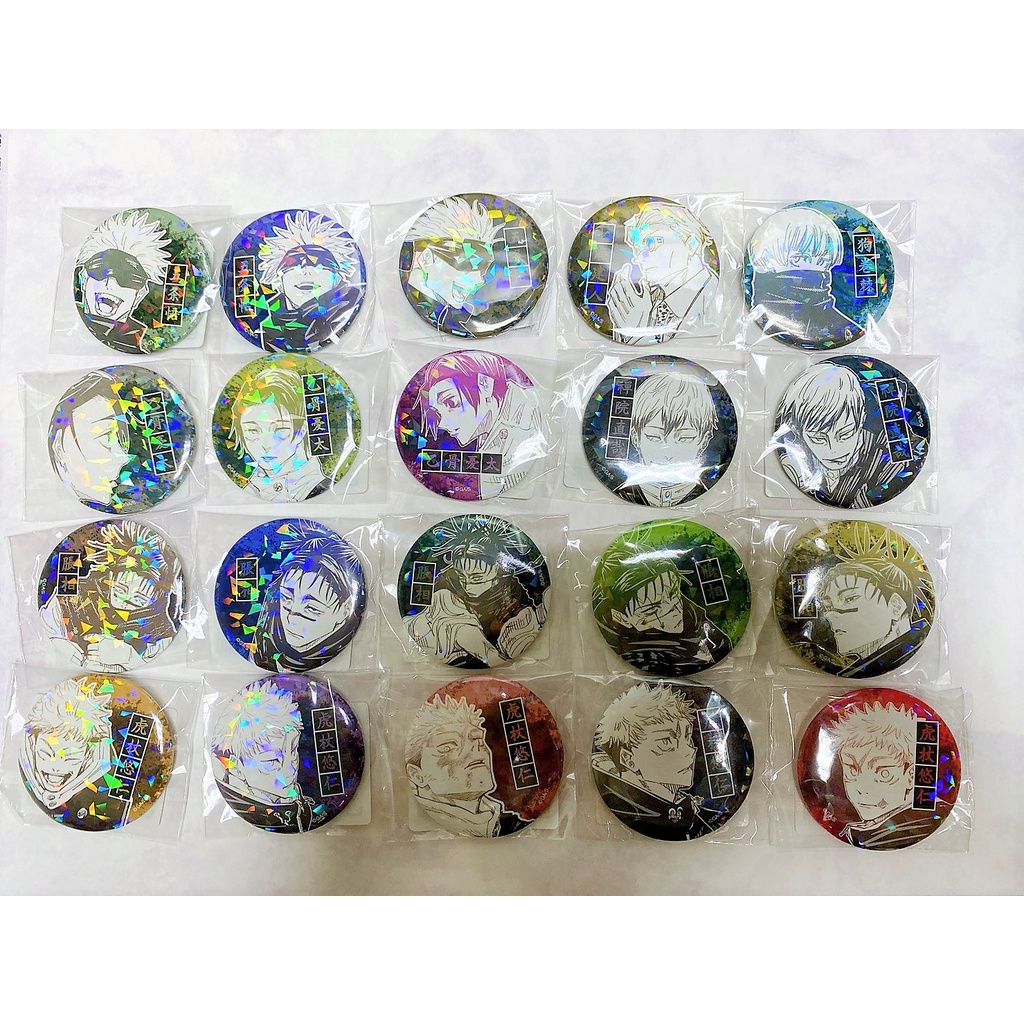 《現貨》咒術迴戰 閃徽 閃亮 徽章 第二彈 五條悟 乙骨 狗卷 七海 脹相 虎杖 禪院直哉 原畫 ALLSTAR 全明星