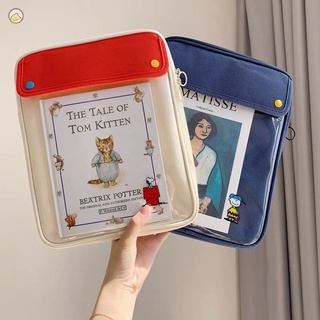 ⭐韓國ins風 史努比透明 筆電內袋13吋 筆電包 刺繡iPad平板包 筆記本電腦包 內膽包