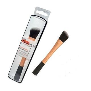 【愛來客 】英國Real Techniques Foundation Brush 斜角粉底液刷 彩妝刷化妝刷 #1402