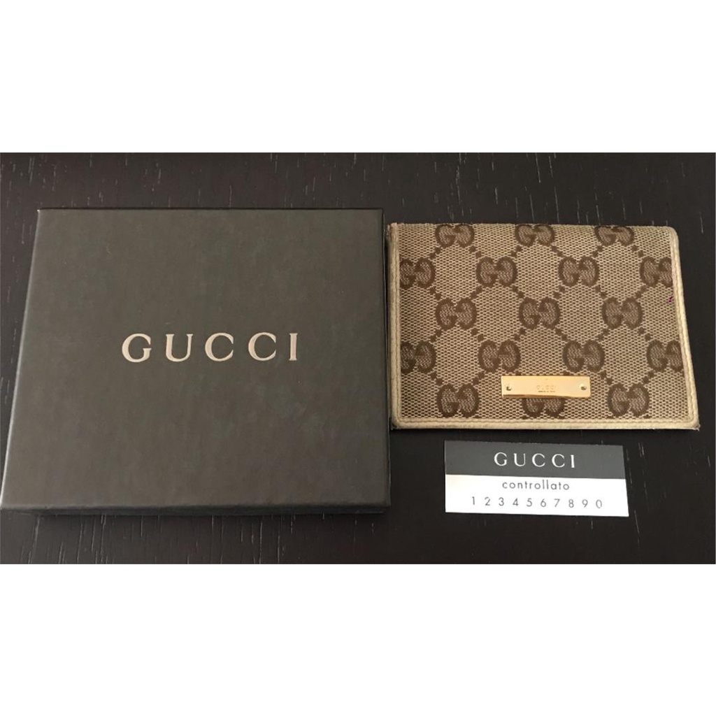 Gucci 古馳識別證套附盒子日本直送二手 蝦皮購物