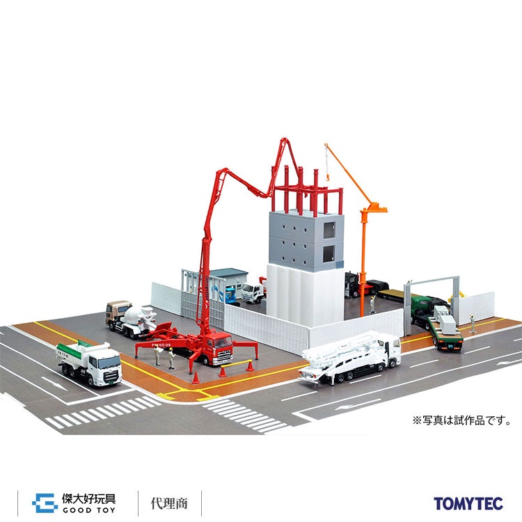 TOMYTEC 312604 卡車系列 工作車輛百景 002 建設未來 建築現場 一中盒 (8入)