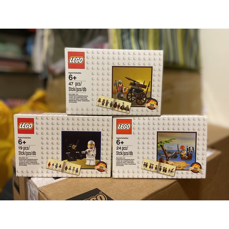 LEGO樂高 5004419 5002812 5003082 獅國士兵 太空人 海盜 全新未拆 三盒一次擁有 絕版