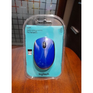 羅技Logitech M171無線滑鼠（藍／灰）