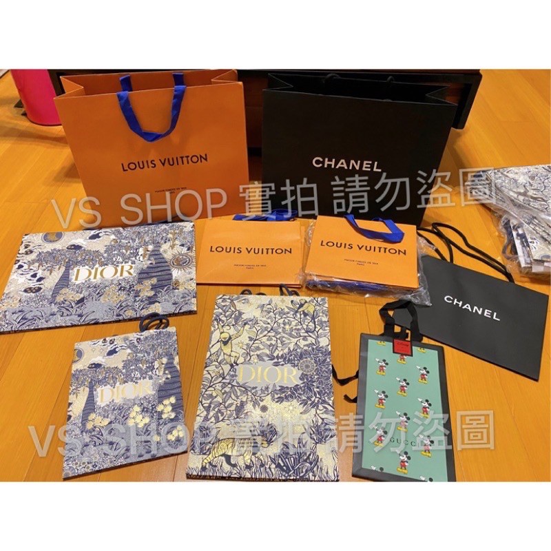 精品紙袋❇️限量紙袋現貨 LV/Dior/Chanel/Gucci/各品牌 限定版/lv撲克紙袋