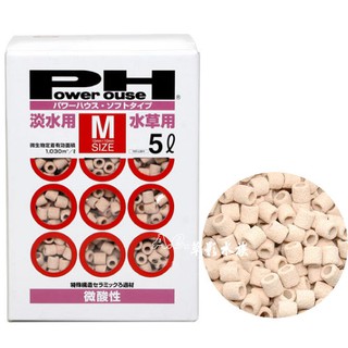 【AC草影】Power House 陶瓷環 微酸 M號 5L【一盒】培菌濾材 淨化水質 生化濾材 過濾水 魚缸培菌 設缸