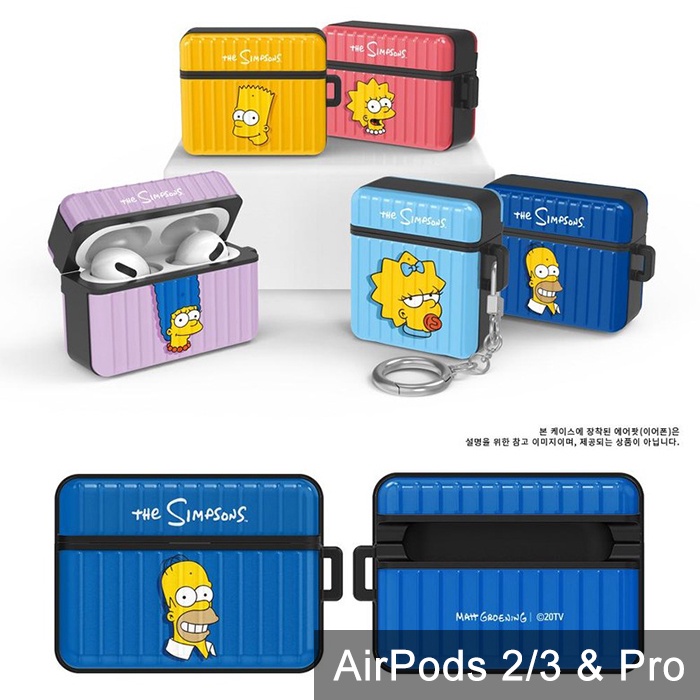 AirPods Pro 3 2 保護殼│韓國 Simpsons 辛普森家庭 吸震防摔 保護套 耳機殼