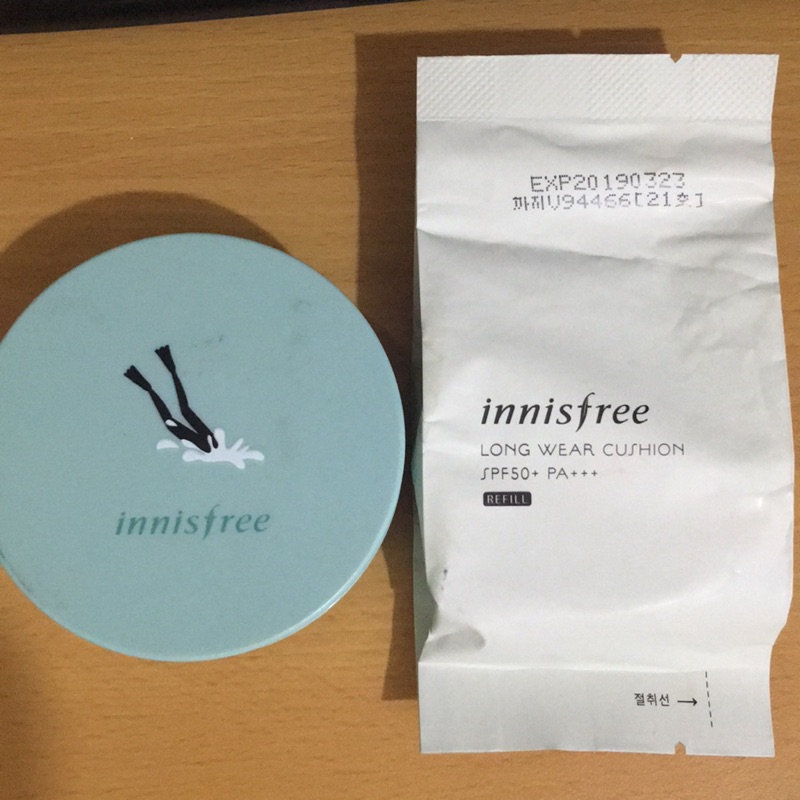 Innisfree霧感控油氣墊粉餅+新粉蕊