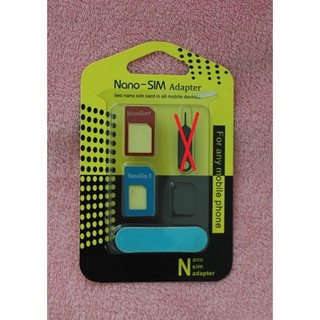 [近全新] Nano-SIM SIM卡 轉接卡 MicroSim4 NanoSim5