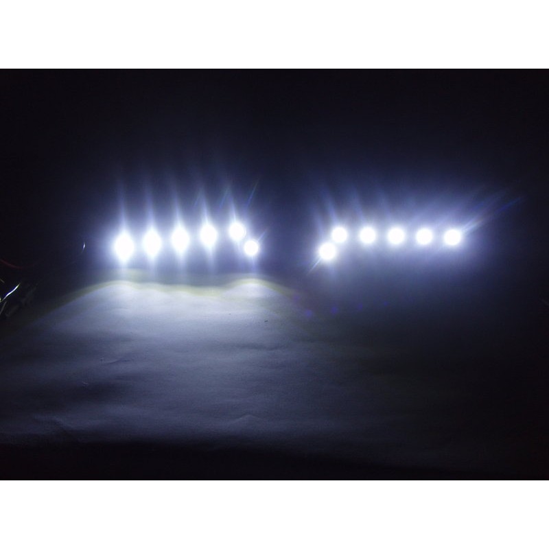 黑金剛 超高亮度1W 高功率 L型 七型 日行燈 賓士 Benz 奧迪 BMW 福斯 晝行燈 日型燈 日形燈