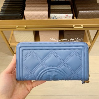 【預購】美國代購 Tory Burch TB 專櫃款 Fleming 羊皮 拉鍊 長夾