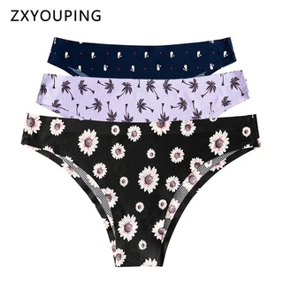 印花女性內褲性感與透氣xs-l【ZXYOUPING】