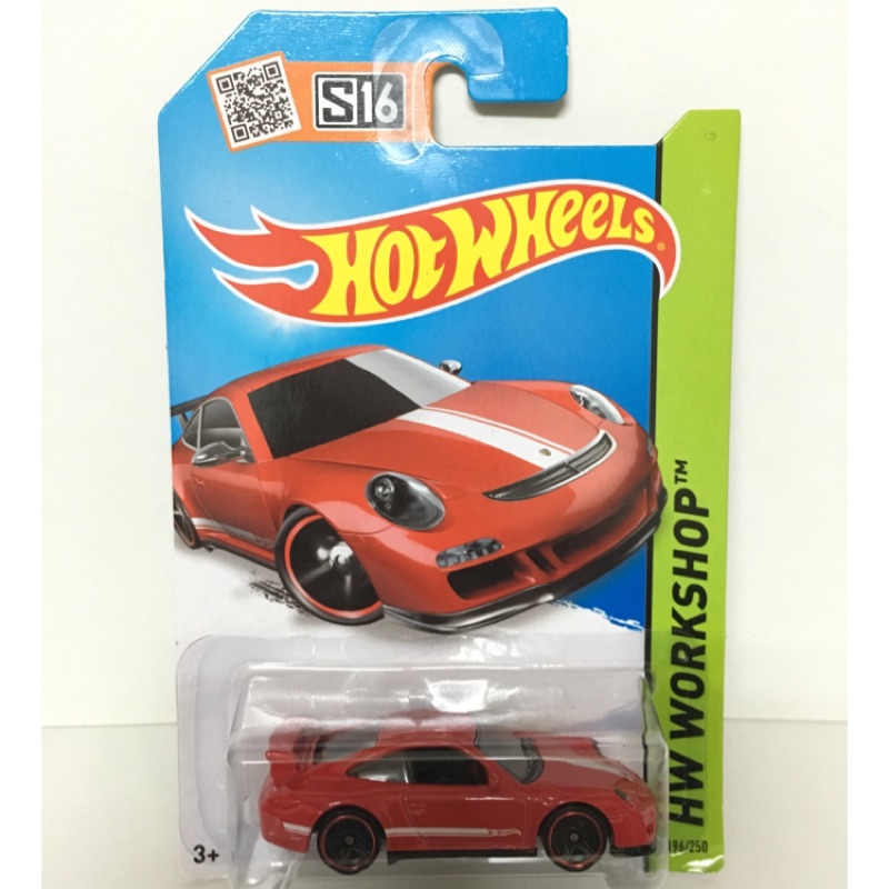 『靂的車房』風火輪 HOT WHEELS Porsche 911 GT3 RS 紅