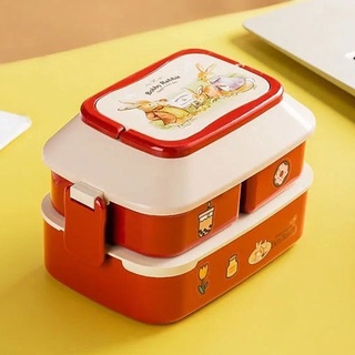 免運【名品匯】日式便當盒可愛少女心學生飯盒上班族餐盒便攜兒童微波爐可加熱
