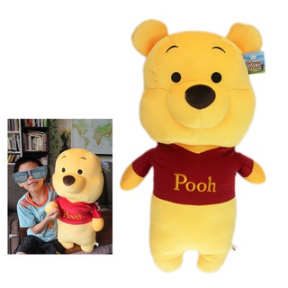 卡漫城 - 特價299 維尼熊 玩偶 68CM ㊣版 小熊 維尼 Winnie 絨毛 娃娃 布偶 長枕 佈置 裝飾