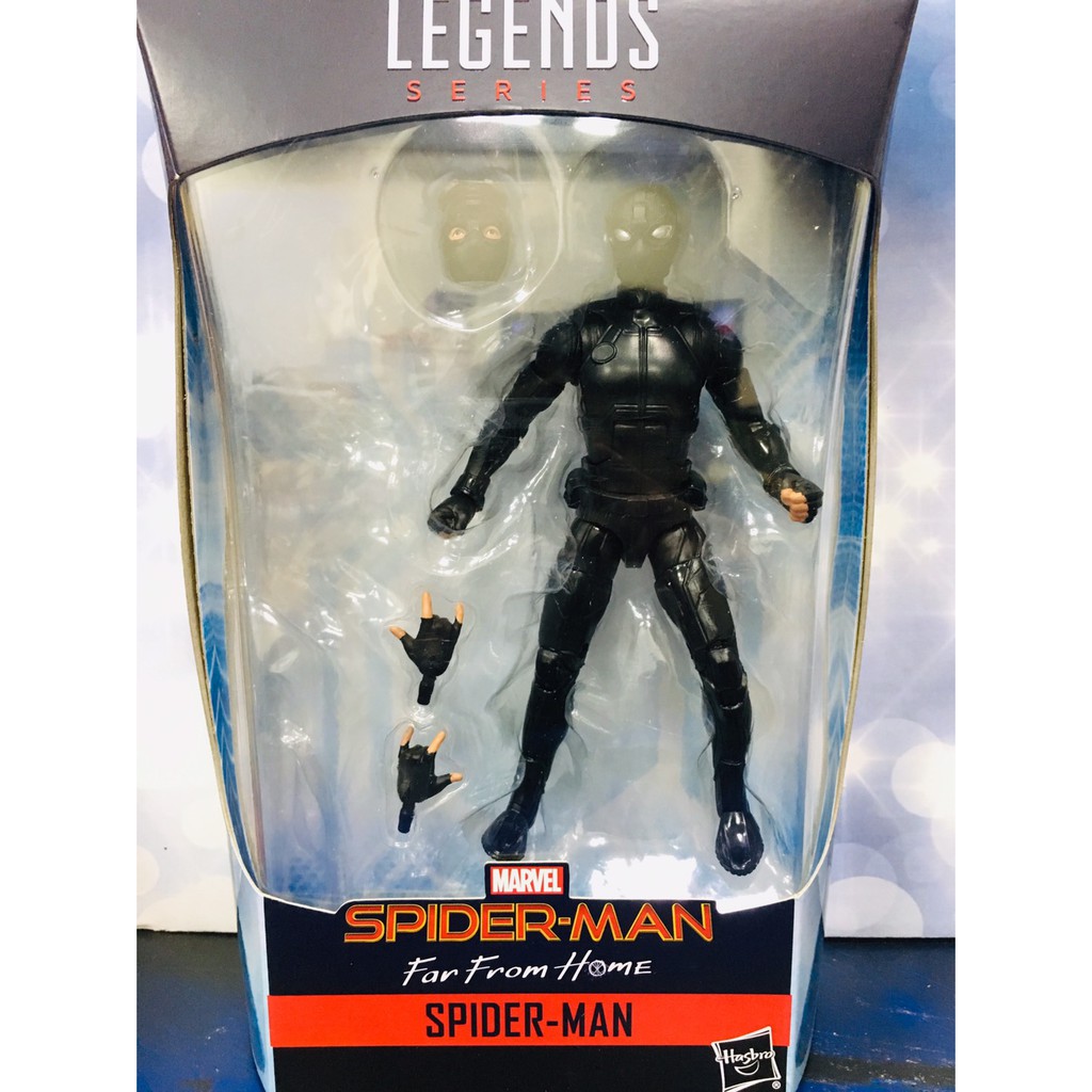 卡司正版現貨 Marvel Legends 6吋蜘蛛人夜猴暗影裝離家日潛行戰服隱形裝黑蜘蛛無baf 蝦皮購物