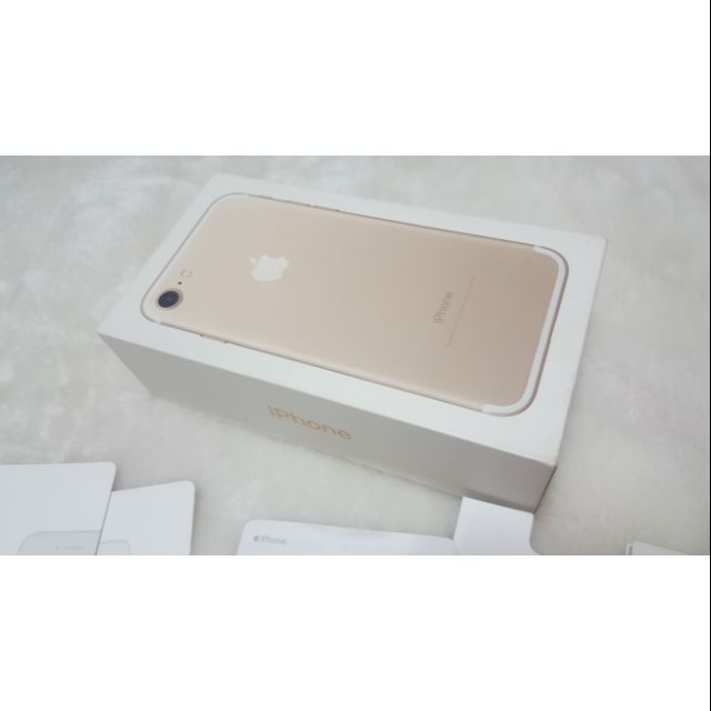iPhone 7 32GB  原廠空盒 只賣盒子 金色
