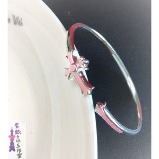 【紫銀手作工作室】浪漫十字架/開口式手環