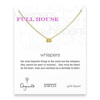 【FULL HOUSE 】 Dogeared祈願ELEPHANT大象好運金項鍊 whispers 新品上市