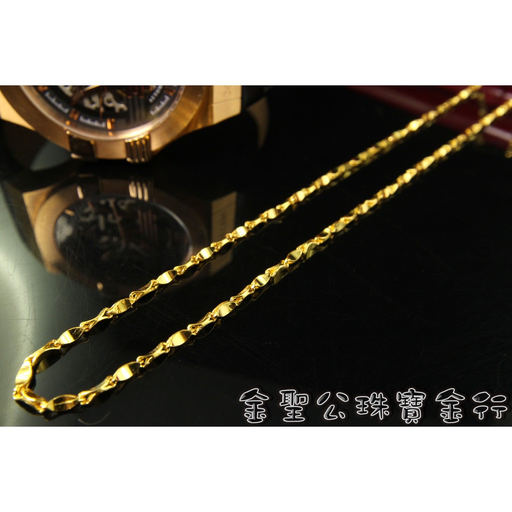 金聖公珠寶金行 ~ ㊣9999黃金項鍊元寶造型 gold necklace 元寶項鍊 元寶鍊 純金項鍊 黃金元寶項鍊