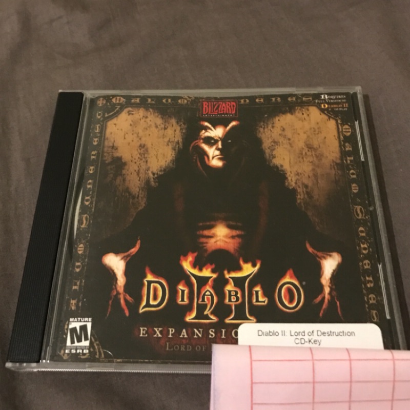 收藏品 暗黑破壞神2 DIABLO II 資料片 原版光碟