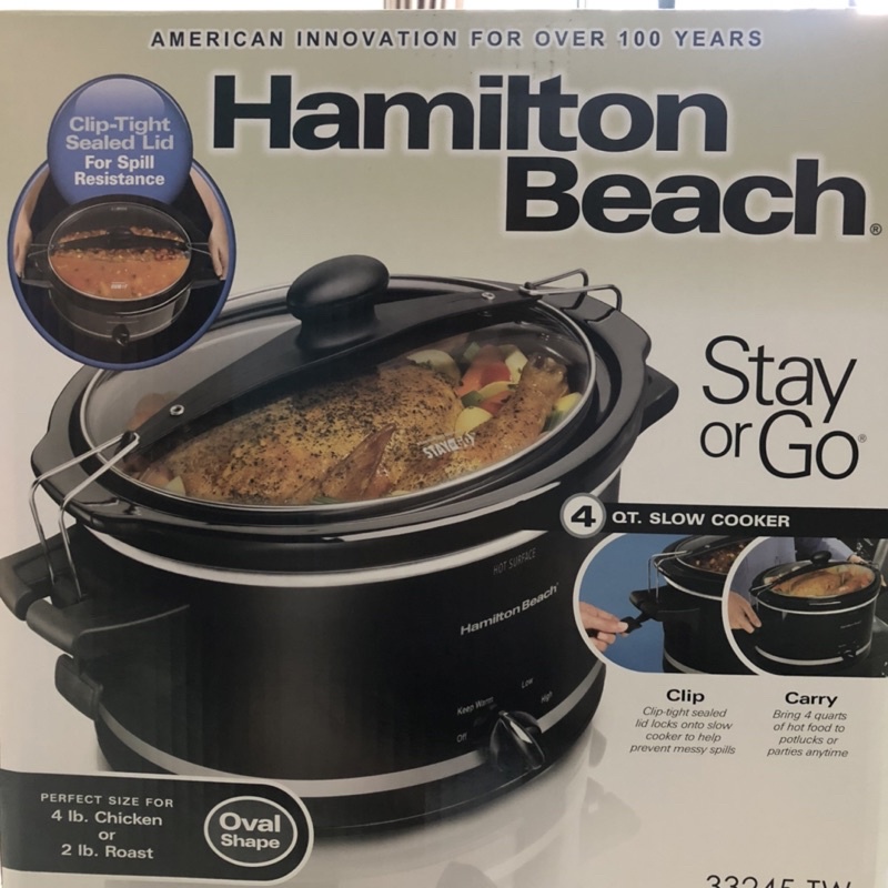 （免運）Hamilton Beach 養生慢燉鍋 電火鍋（全新）